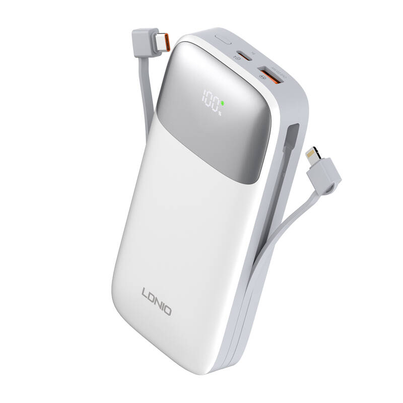   LDNIO PQ20 22.5W 20000mAh USB-C lightning  Powerbank 