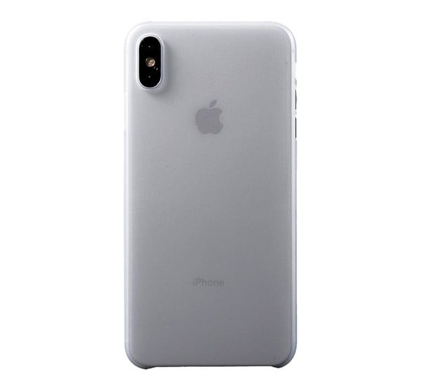 Műanyag telefonvédő (matt, ultravékony) ÁTLÁTSZÓ [Apple iPhone XS Max 6.5]