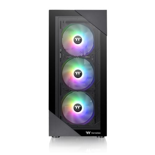 Thermaltake View 200 TG ARGB táp nélküli ablakos ház fekete (CA-1X3-00M1WN-00) Thermaltake View 200 TG ARGB táp nélküli ablakos ház fekete (CA-1X3-00M1WN-00)