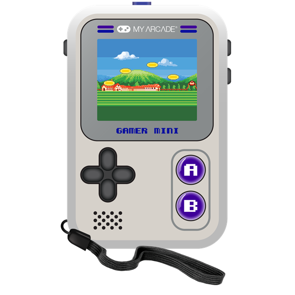 MY ARCADE Gamer Mini Classic Hordozható Gray/Purple