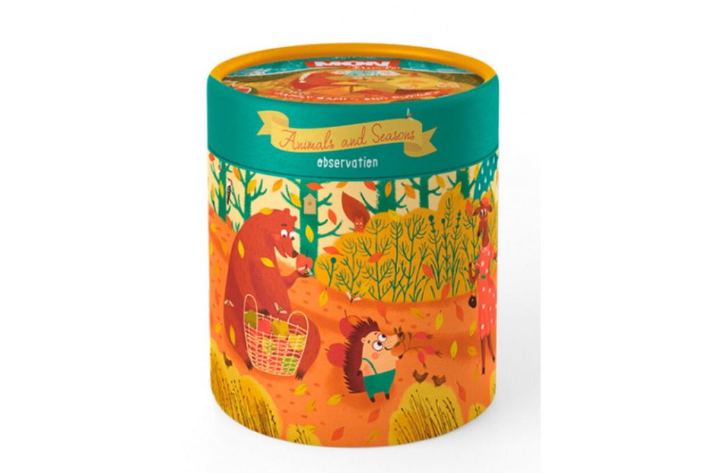 Mon - Állatok és évszakok 50db-os puzzle és társasjáték (MON200110) Mon - Állatok és évszakok 50db-os puzzle és társasjáték (MON200110)