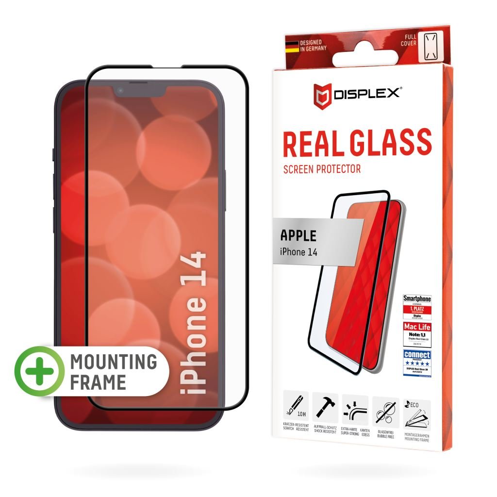Displex Full Cover iPhone 14 edzett üveg kijelzővédő (1702)