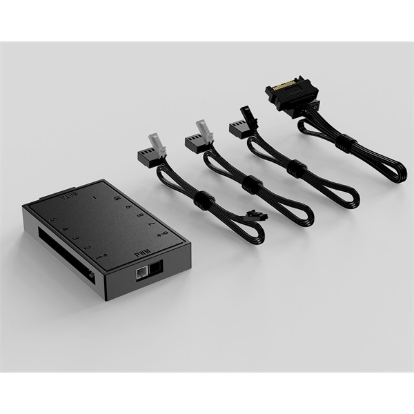 ID-Cooling   FH-10 PWM  10 db 4pin Ventilátor tápkábel elosztó