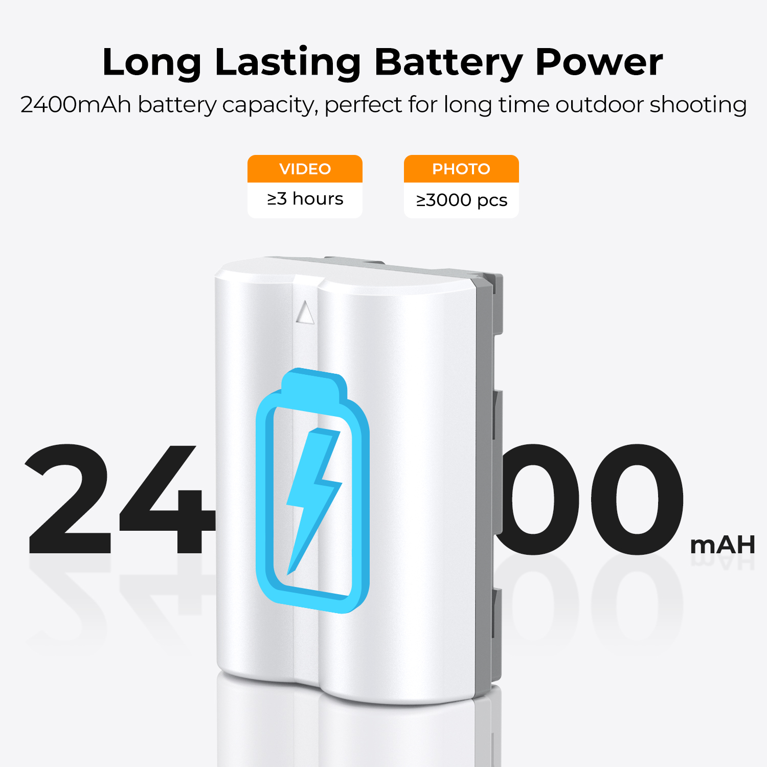 K&F Concept NP-W235 akkumulátor 2400mAh, USB-C csatlakozóval