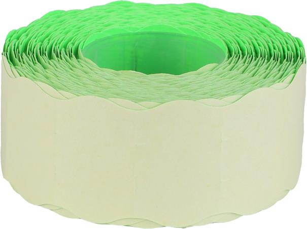 Árazószalag, 25x16 FLUO zöld