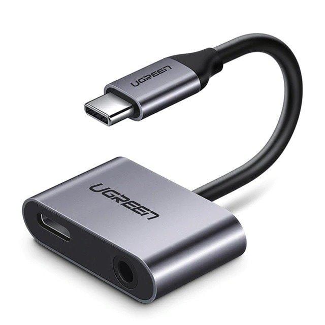 UGREEN USB-C csatlakozós USB-C + jack 3,5mm adapter szürke (50596) UGREEN USB-C csatlakozós USB-C + jack 3,5mm adapter szürke (50596)