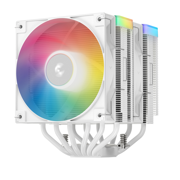 DeepCool AG620 WH ARGB V2  29,4 dB max, 115,32 m3/h 12cm  PWM CPU Cooler   Fehér 