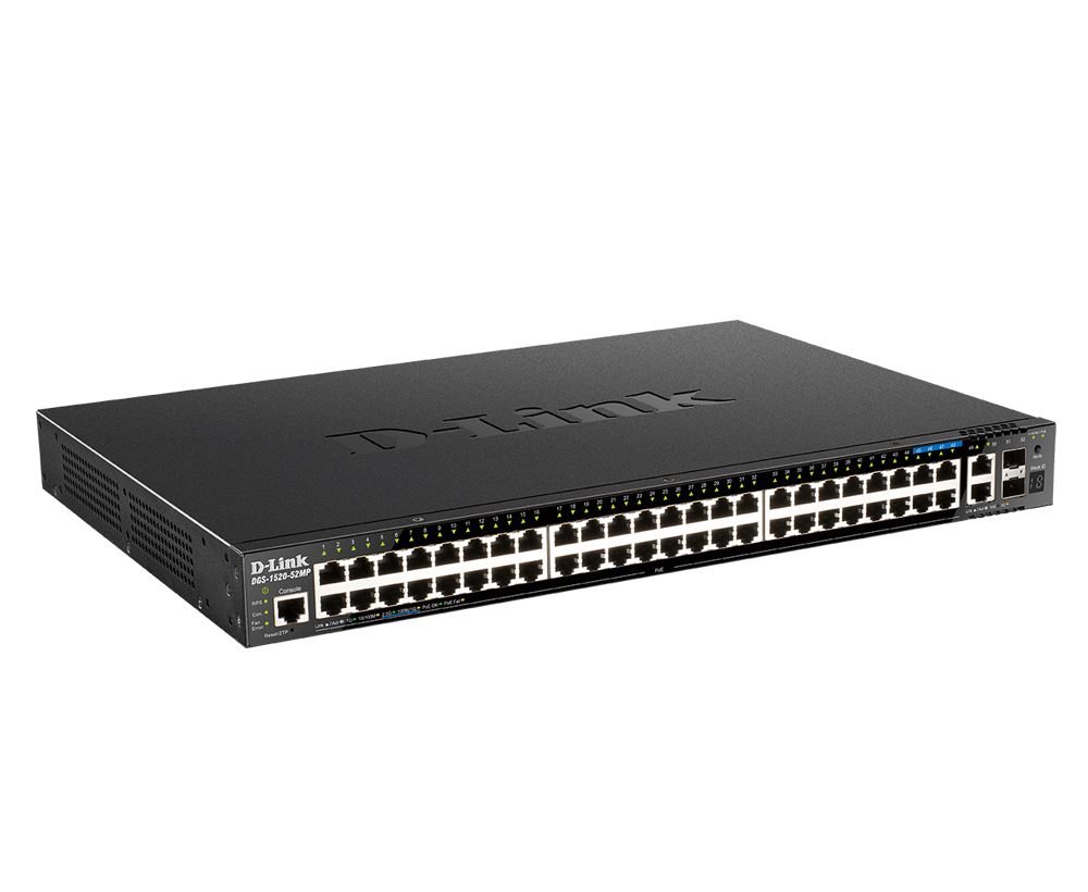 D-Link DGS-1520-52MP Layer 3 Stackable Smart Managed Switch D-Link DGS-1520-52MP Layer 3 Stackable Smart Managed Switch