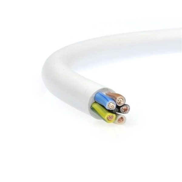 H05VV-F 5x1,5 mm2 100m Mtk fehér sodrott kábel H05VV-F 5x1,5 mm2 100m Mtk fehér sodrott kábel