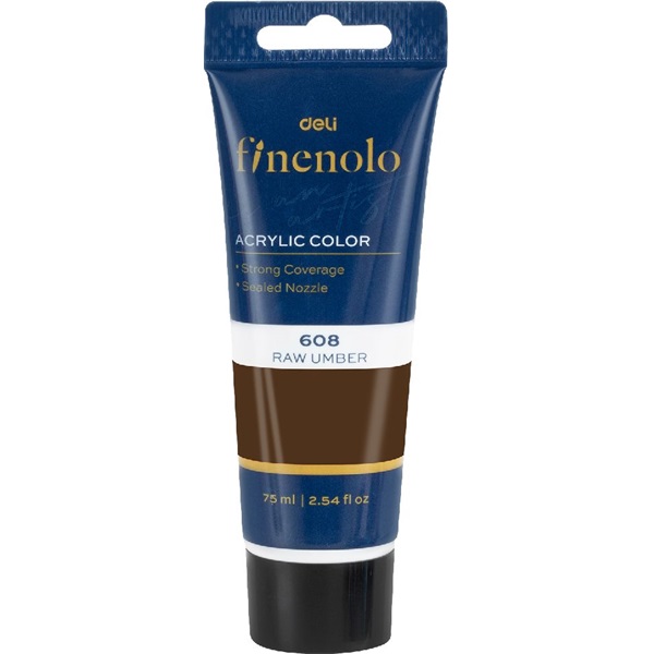 Deli Finenolo 75ml umbrabarna akrilfesték Deli Finenolo 75ml umbrabarna akrilfesték
