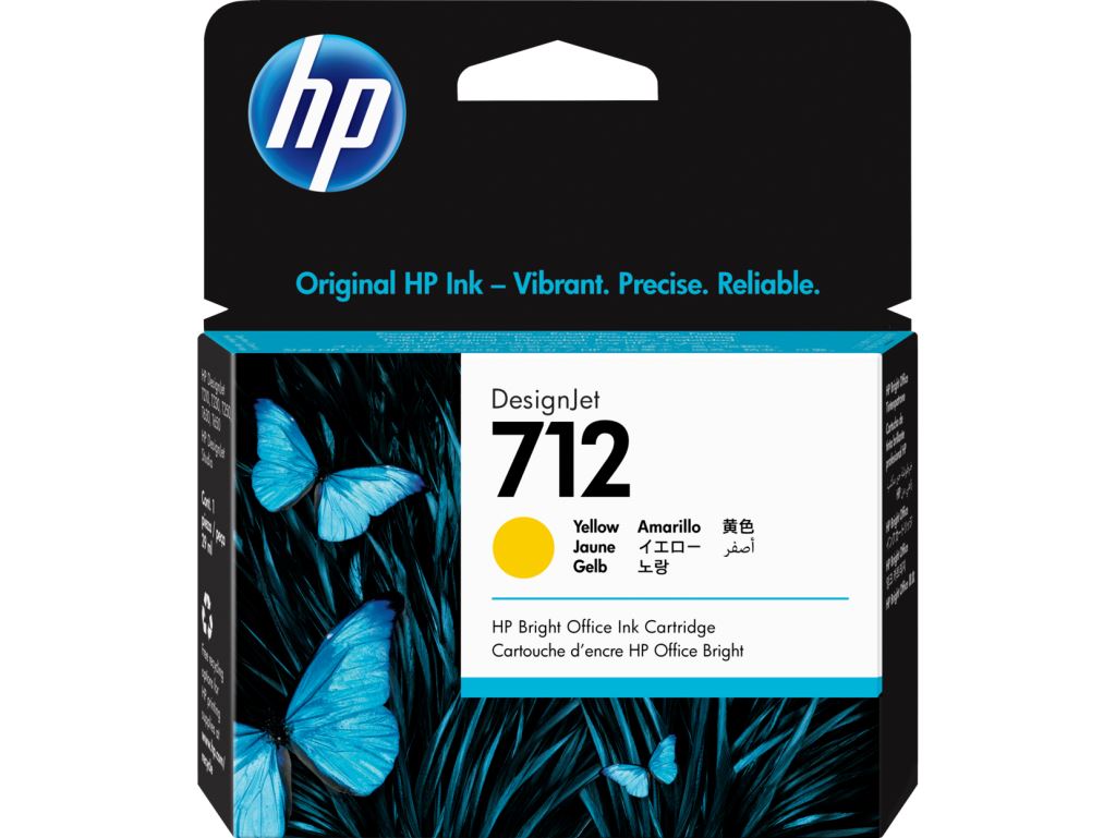HP 3ED69A DesignJet sárga patron 29ml (712) HP 3ED69A DesignJet sárga patron 29ml (712)