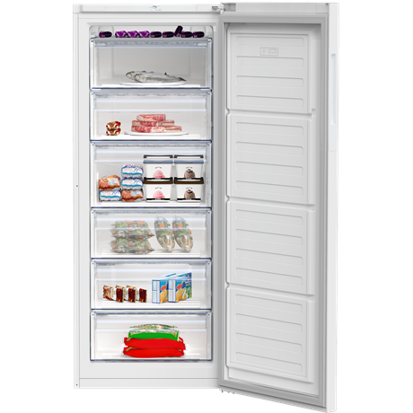 Beko RFSA240M41WN  6 rekeszes 215 L  Fagyasztószekrény