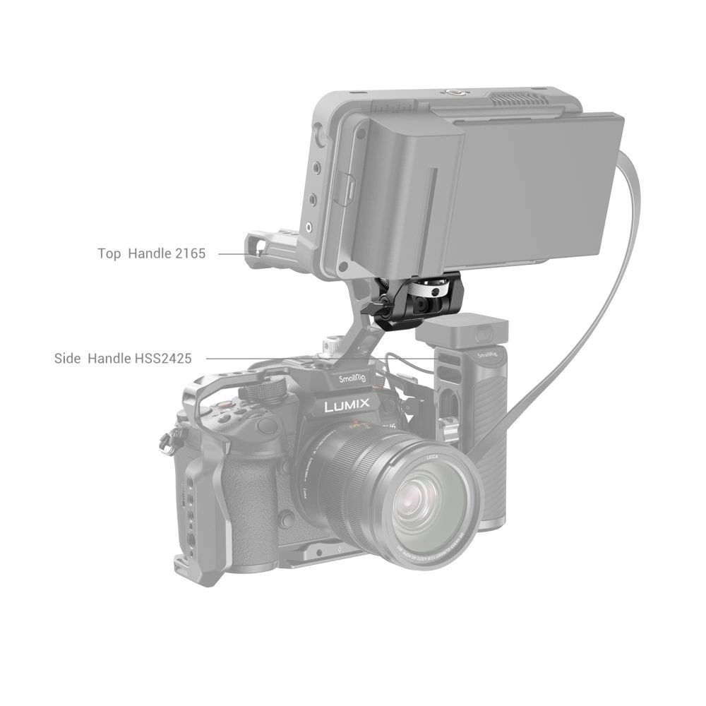 SMALLRIG Swivel and Tilt Adjustable Monitor Mount with ARRI-Style Screw mount  