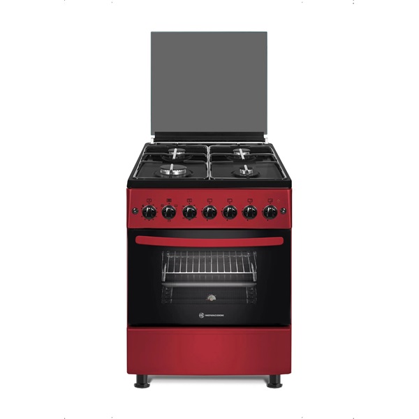 Novacook F6B40EF R meggypiros kombinált tűzhely Novacook F6B40EF R meggypiros kombinált tűzhely