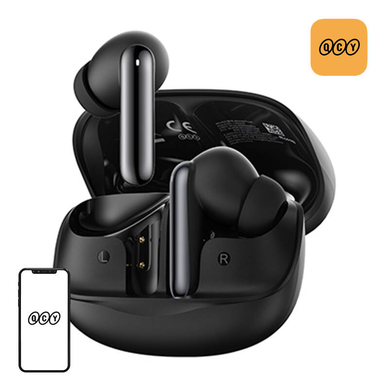  QCY MeloBuds HT12 fejhallgató Fekete 