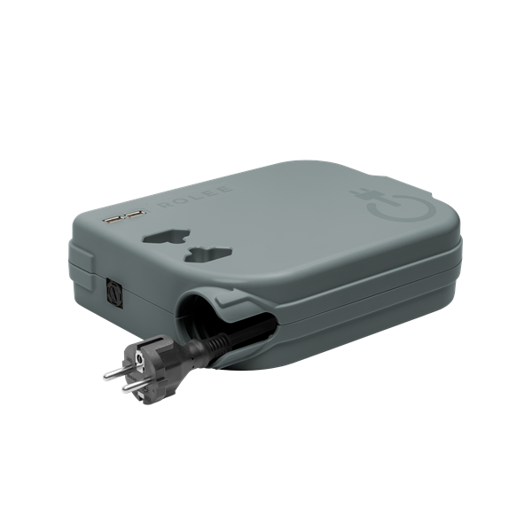 ROLEE M R40032101 automata hosszabbító 2db földeletlen aljzat + 2db USB aljzat 4m Grafitszürke ROLEE M R40032101 automata hosszabbító 2db földeletlen aljzat + 2db USB aljzat 4m Grafitszürke