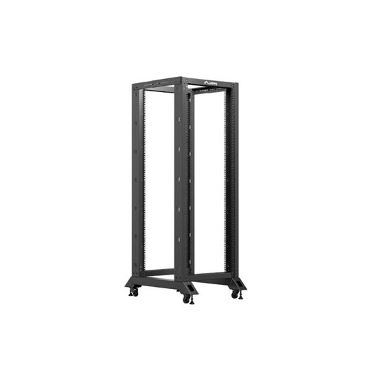 Lanberg 19" 32U 600x800 szabadon álló rack keret Fekete