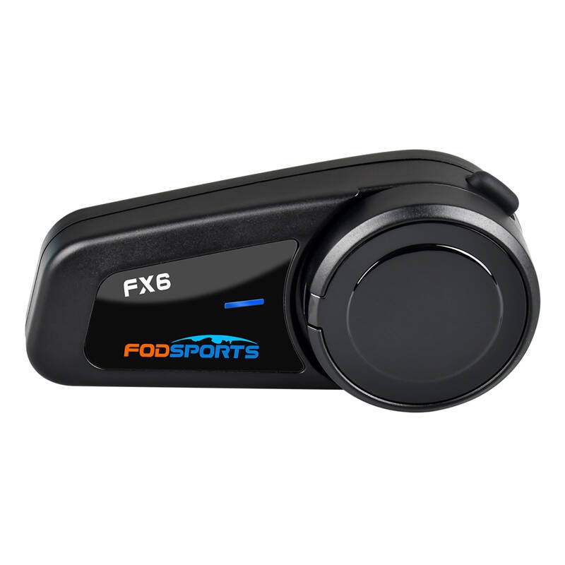 Fodsports FX6 motorkerékpár intercom két darabos csomag Fekete 