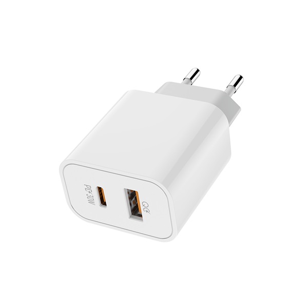 COLORWAY CW-CHS037PD-WT Power Delivery Port PPS USB (Type-C PD + USB QC3.0) (30W) USB töltő adapter Fehér COLORWAY CW-CHS037PD-WT Power Delivery Port PPS USB (Type-C PD + USB QC3.0) (30W) USB töltő adapter Fehér