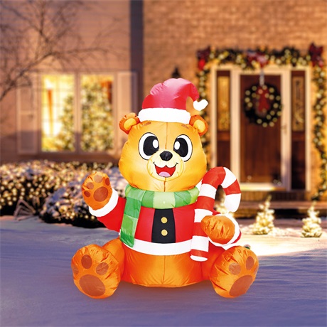 Family Decor 58067J FELFÚJHATÓ MACI - 150 CM - IP44 - 6 LED - 100 - 240V