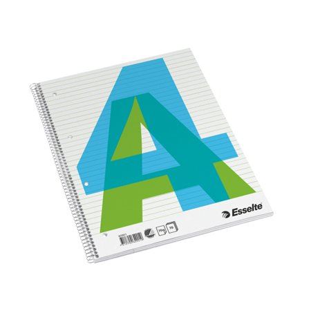 Esselte spirálfüzet, A4, vonalas, 70 lap (E75820) Esselte spirálfüzet, A4, vonalas, 70 lap (E75820)
