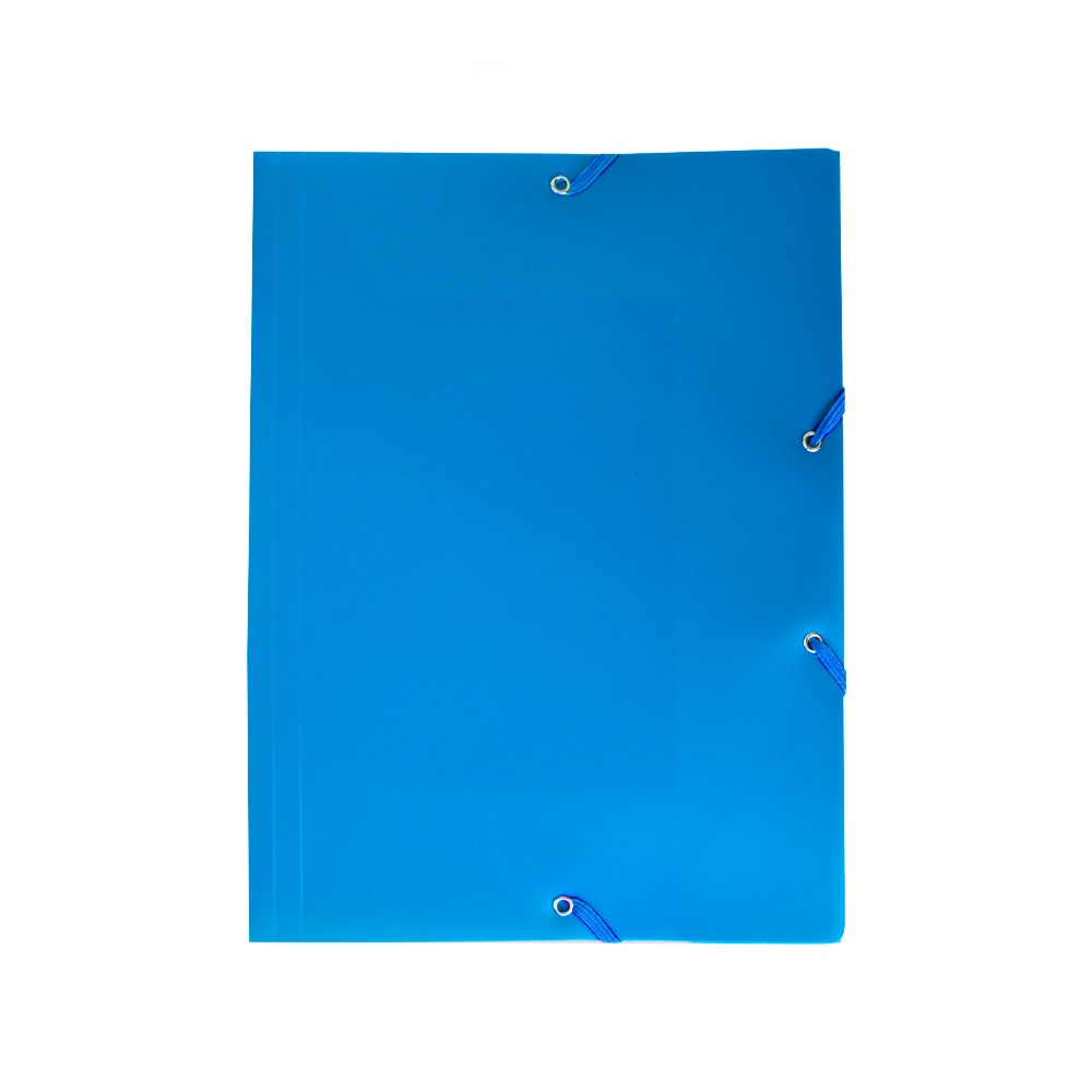 Bluering Gumis mappa A4, műanyag  kék (JJ40941A4-1)