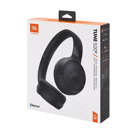 JBL T520 BT BLK FEJHALLGATÓ BLUETOOTH