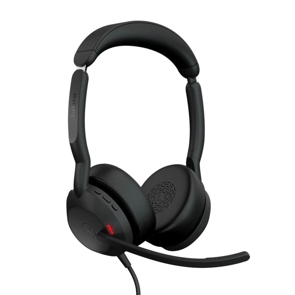 Jabra Evolve2 50 USB-C MS sztereó headset fekete 