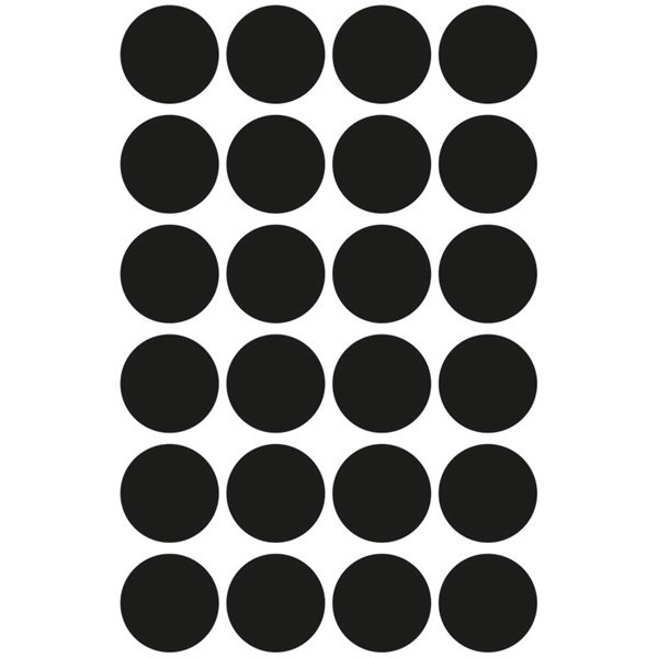 Avery 3003 18mm 96db-os fekete jelölőpont Avery 3003 18mm 96db-os fekete jelölőpont