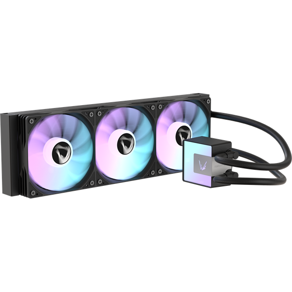 Formula Cooler  Ice Jet Glow 360 BK  3x12cm  ARGB LED Fekete  CPU Water