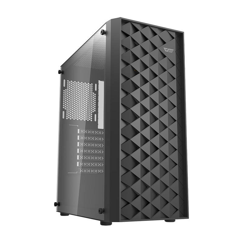 Computer case Darkflash DK351 + 4 fans (black)