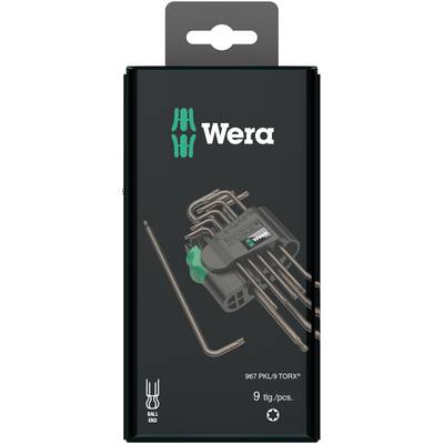 TORX Hajlított csavarhúzó készlet 9 részes Wera 967 PKL/9 SB SiS TORX Hajlított csavarhúzó készlet 9 részes Wera 967 PKL/9 SB SiS