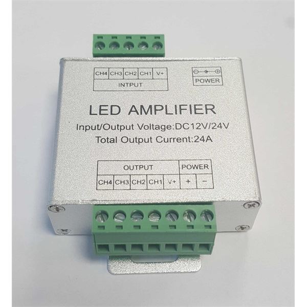 Optonica jelerősítő RGB-WH LED csíkokhoz (AC6328) Optonica jelerősítő RGB-WH LED csíkokhoz (AC6328)