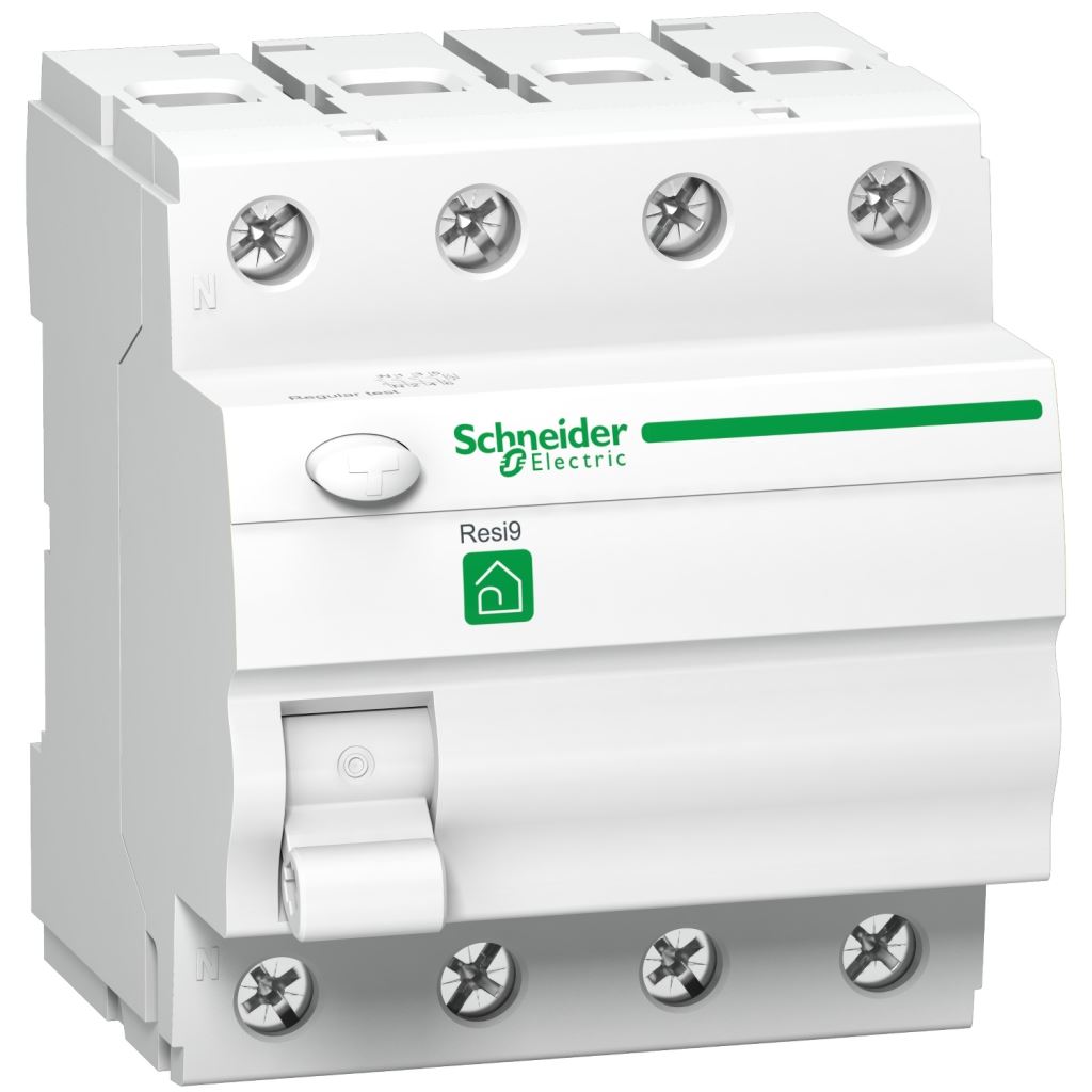 Schneider RESI9 áram-védőkapcsoló AC osztály 4P 25A 30mA (R9R11425)