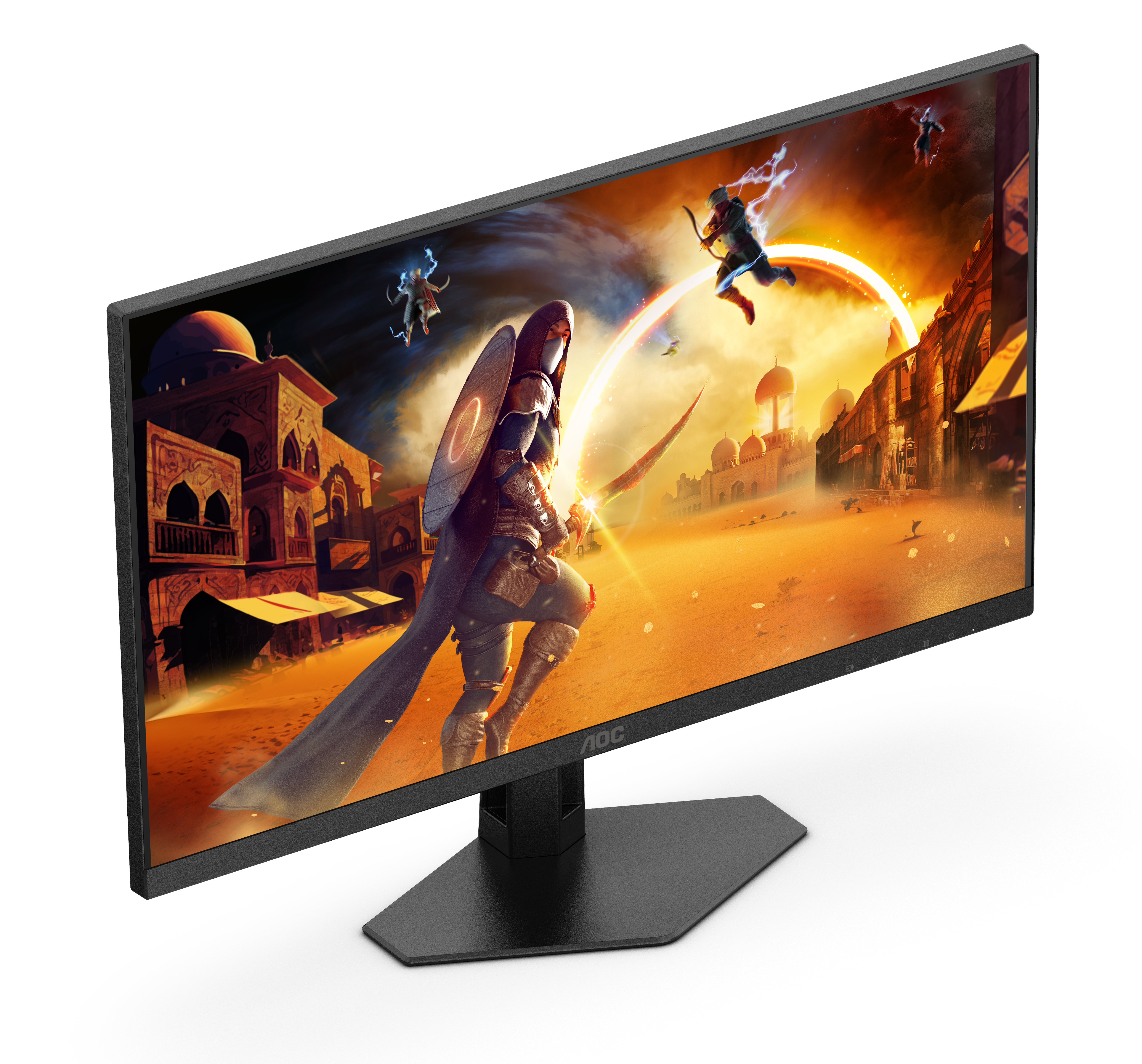 AOC 23,8" 24G4XE Monitor - 1920x1080,  IPS, FHD, 180Hz, 1ms, Hangszóró, Gamer, Fekete