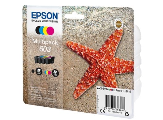 Epson 603 tintapatron multipack 4-színű (C13T03U64010) Epson 603 tintapatron multipack 4-színű (C13T03U64010)