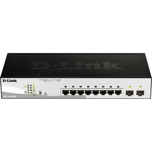 D-Link 8-port 10/100/1000 Gigabit PoE Smart Switch including 2 Combo 1000BaseT/S D-Link 8-port 10/100/1000 Gigabit PoE Smart Switch including 2 Combo 1000BaseT/S