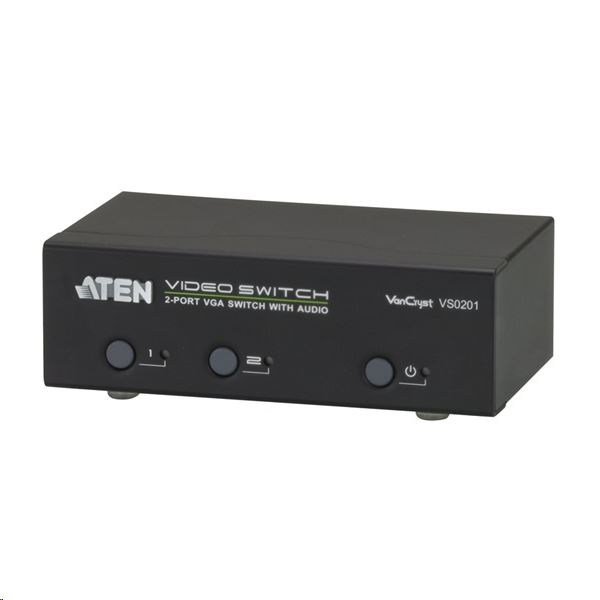 ATEN VanCryst VGA Switch 2-port (VS0201-AT-G) ATEN VanCryst VGA Switch 2-port (VS0201-AT-G)