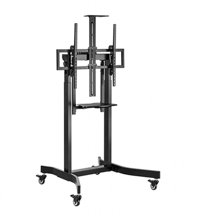 Gembird TVS-100T-01 kerekes TV állvány 55"-100" fekete