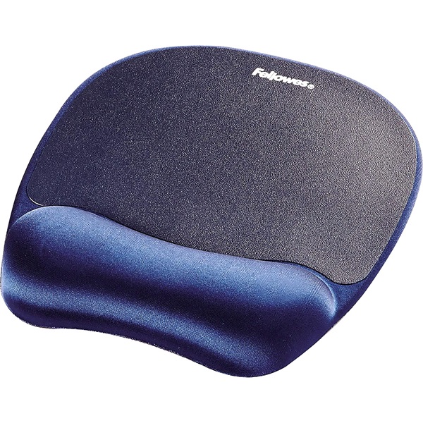 Fellowes 9172801 Memory Foam habtöltésű csuklótámaszos zafírkék egérpad Fellowes 9172801 Memory Foam habtöltésű csuklótámaszos zafírkék egérpad