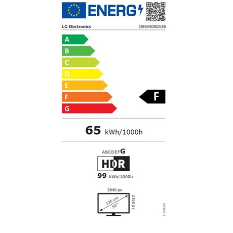 Lg 50NANO80A3B UHD NANOCELL SMART Televízió