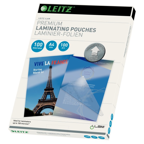 Leitz A4 2x100mic 100db-os lamináló fólia