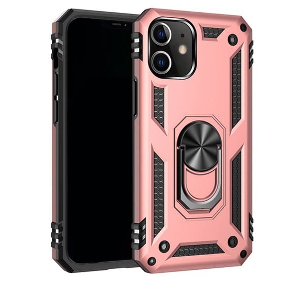 Defender műanyag telefonvédő (közepesen ütésálló, szilikon belső, telefontartó gyűrű, beépített fémlemez) ROZÉARANY [Apple iPhone 12 ... Defender műanyag telefonvédő (közepesen ütésálló, szilikon belső, telefontartó gyűrű, beépített fémlemez) ROZÉARANY [Apple iPhone 12 ...