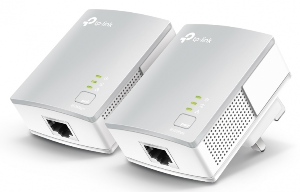 TP-LINK AV500 Nano Powerline Ethernet Adapter Kit. Ultra Compact Size. 500Mbps Powerline Datarate. 100Mbps Fast Ethernet. HomePlug