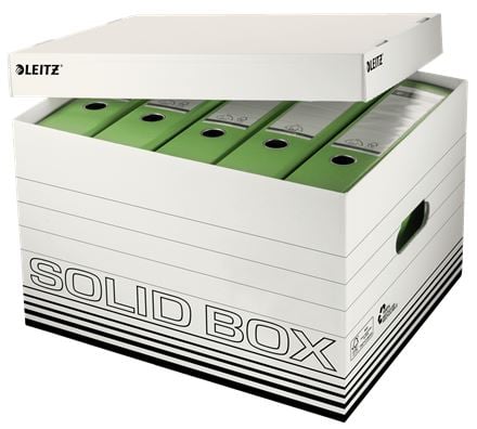Leitz SOLID nagy teherbírású fedeles tároló és költöző doboz L méret (61190001) Leitz SOLID nagy teherbírású fedeles tároló és költöző doboz L méret (61190001)