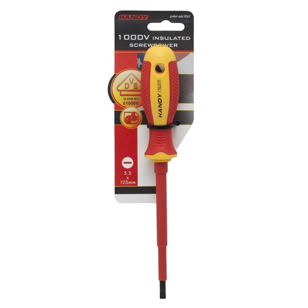 Handy lapos csavarhúzó, 125mm (10563) Handy lapos csavarhúzó, 125mm (10563)