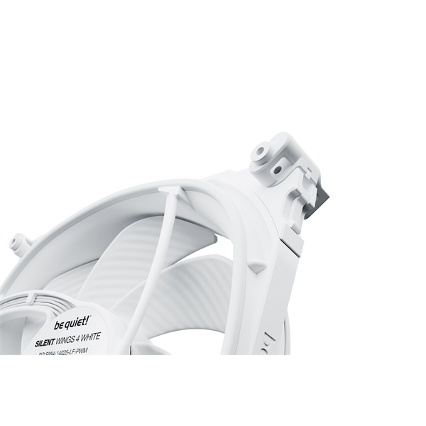 Be Quiet! Cooler 14cm  SILENT WINGS 4 White 140mm PWM high-speed  1900rpm  29,3dB Fehér 