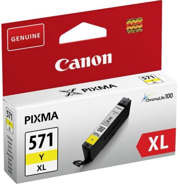 Canon CLI-571Y XL tintapatron sárga (0334C001) Canon CLI-571Y XL tintapatron sárga (0334C001)