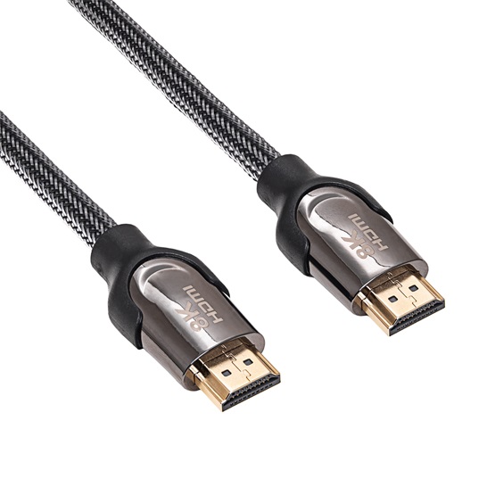 Akyga AK-HD-05S HDMI ver. 2.1 0.5m Árnyékolt kábel Akyga AK-HD-05S HDMI ver. 2.1 0.5m Árnyékolt kábel