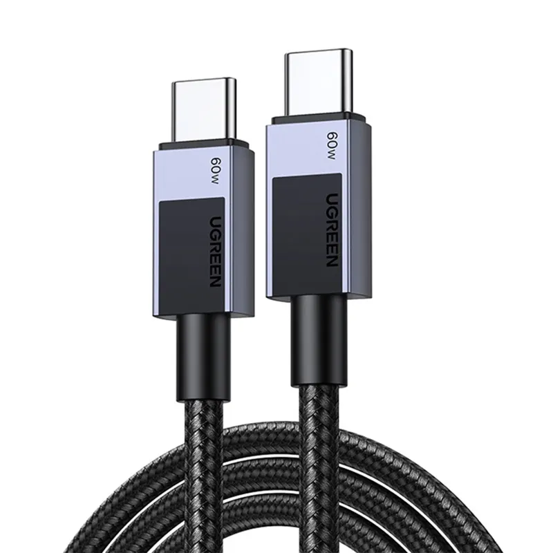 UGREEN L524 USB-C 2.0-USB-C 2.0 kábel, PD, 60W, 0,5m (szürke) UGREEN L524 USB-C 2.0-USB-C 2.0 kábel, PD, 60W, 0,5m (szürke)